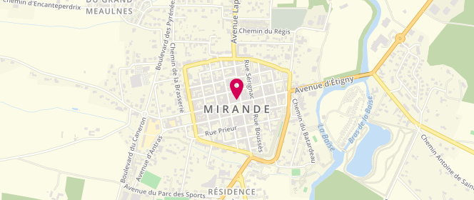 Plan de Place 18, 18 place d'Astarac, 32300 Mirande
