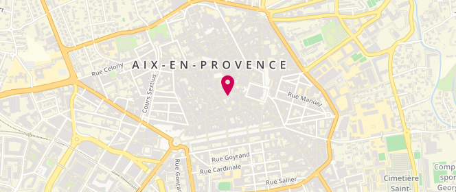 Plan de CHANTELLE, 2 Bis Rue des Chapeliers, 13100 Aix-en-Provence