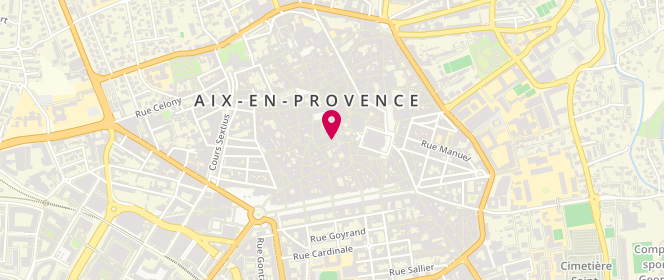 Plan de Victorine, 6 Rue de la Glacière, 13100 Aix-en-Provence