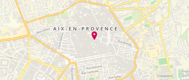 Plan de One Step, 1 Rue des Chapeliers, 13100 Aix-en-Provence