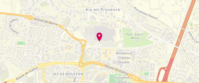 Plan de Okaïdi, Centre Commercial Géant Jas de Bouffan 210 Avenue Bredasque, 13090 Aix-en-Provence