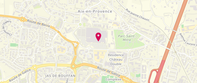 Plan de Rougegorge Lingerie, 210 avenue de Bredasque, 13090 Aix-en-Provence