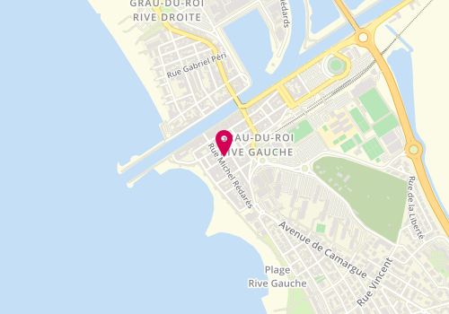 Plan de Bloo Beach, 8 Rue Victor Granier, 30240 Le Grau-du-Roi