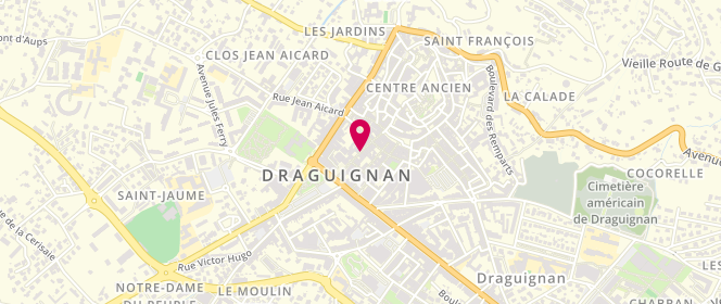 Plan de Hemisphere, 27 Rue Georges Cisson, 83300 Draguignan