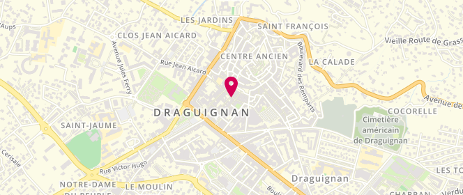 Plan de NOUGUIER Karine, 152 Rue Combat, 83300 Draguignan