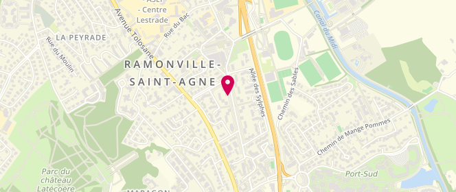 Plan de Chacune Son Style 2, 8 avenue d'Occitanie, 31520 Ramonville-Saint-Agne
