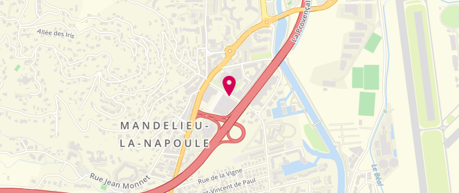 Plan de Pourquoi Pas, Centre Commercial Casino
809 Boulevard des Ecureuils, 06210 Mandelieu-la-Napoule