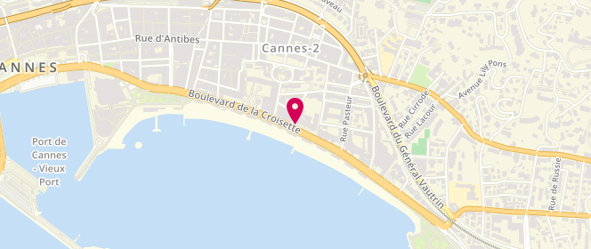 Plan de Orlebar Brown, Carlton Cannes
58 Boulevard de la Croisette, 06400 Cannes