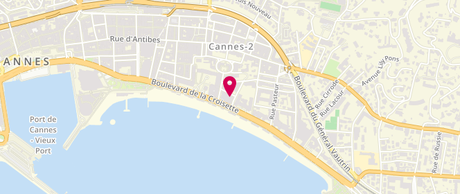 Plan de Valentino, 55 Boulevard de la Croisette, 06400 Cannes
