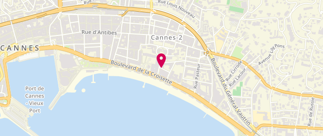 Plan de Dna Entreprises, 1 Rue Henri Ruhl, 06400 Cannes
