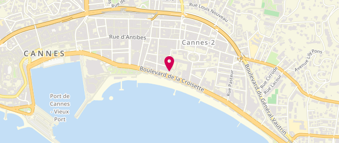 Plan de Leonard Paris, 45 Boulevard de la Croisette, 06400 Cannes