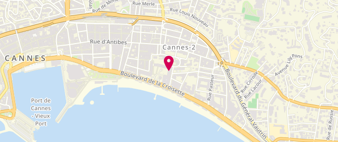 Plan de Fendi Cannes, 50 Boulevard de la Croisette, 06400 Cannes