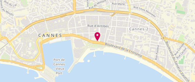 Plan de Gucci - Cannes la Croisette, 11 Boulevard de la Croisette, 06400 Cannes