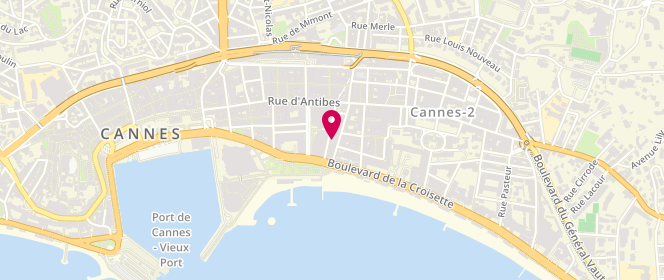 Plan de The District, 17 Rue des États-Unis, 06400 Cannes