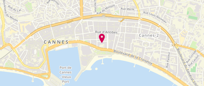 Plan de Anne Fontaine, 9 Boulevard de la Croisette, 06400 Cannes