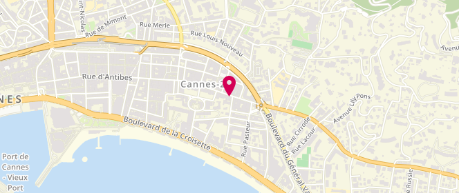 Plan de Des Petits Hauts Dph, 146 Rue Antibes, 06400 Cannes