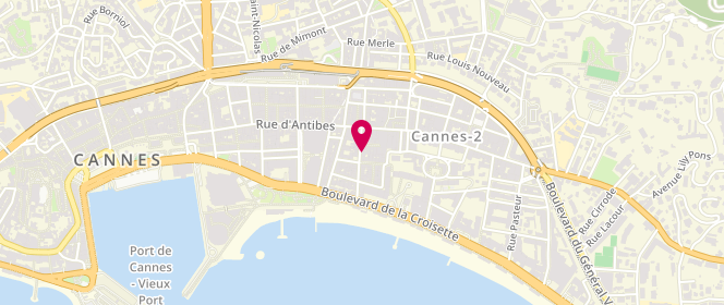 Plan de Piazza Roma, 13 Rue du Commandant André, 06400 Cannes