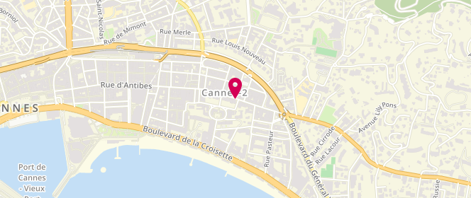 Plan de Pinotti Cashmere, 130 Rue d'Antibes, 06400 Cannes