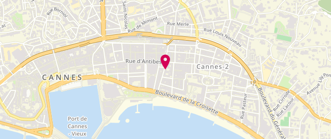 Plan de Radar Cannes, 4 Rue Macé, 06400 Cannes