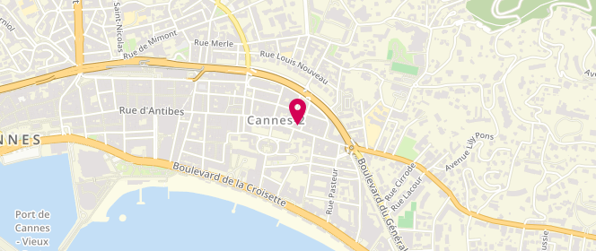 Plan de Patrizia Pepe, 125 Rue d'Antibes, 06400 Cannes