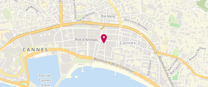 Plan de Zadig & Voltaire, 6 Rue du Commandant André, 06400 Cannes