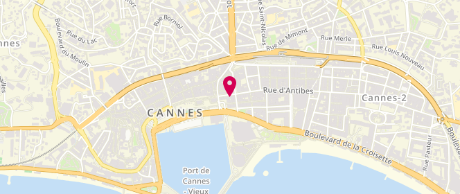 Plan de Comptoir des Cotonniers, 10 Rue d'Antibes, 06400 Cannes