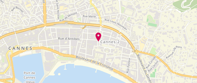 Plan de Boggi Milano Bm 39, 102 Rue d'Antibes, 06400 Cannes