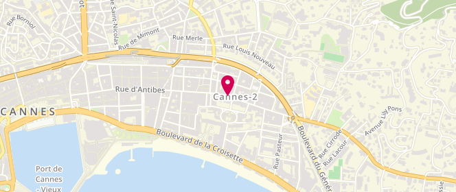 Plan de Darjeeling Cannes, 107 Rue d'Antibes, 06400 Cannes