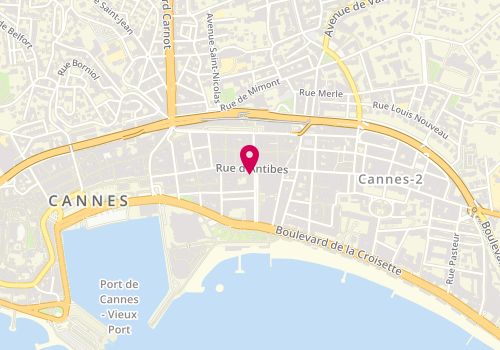 Plan de Marina Rinaldi, Rue des Serbes 15, 06400 Cannes