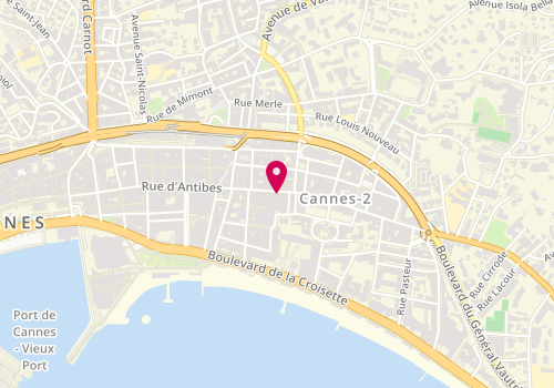 Plan de Sud Express, 96 Rue d'Antibes, 06400 Cannes