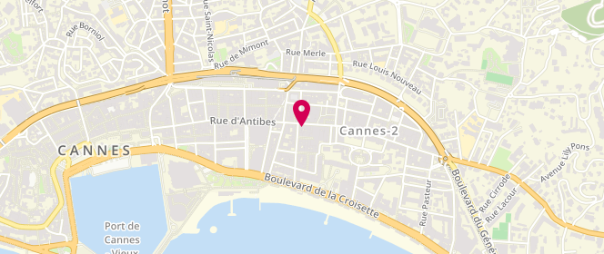 Plan de L'événement - K-Way, 82 Rue d'Antibes, 06400 Cannes