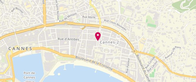 Plan de ESCALES, 102 Rue d'Antibes, 06400 Cannes