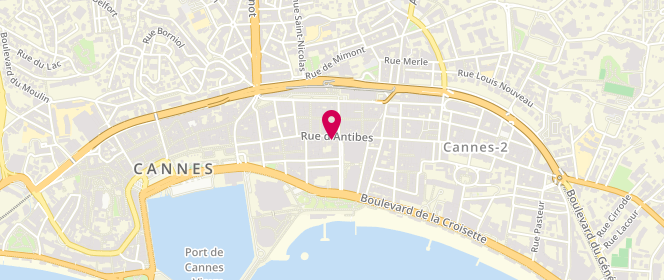 Plan de Gilan Soc, 54 Rue d'Antibes, 06400 Cannes