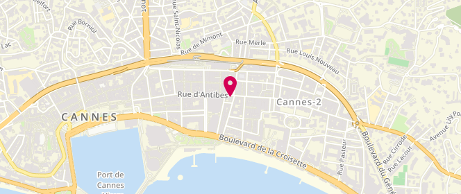 Plan de Dadson, 70 Rue Antibes, 06400 Cannes