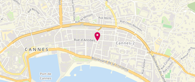 Plan de Falconeri, 70 Rue d'Antibes, 06150 Cannes
