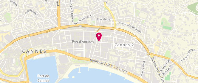 Plan de Georges Rech, 75 Rue Antibes, 06400 Cannes