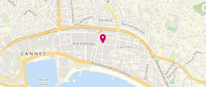 Plan de L O B S T, 77 Rue Antibes, 06400 Cannes