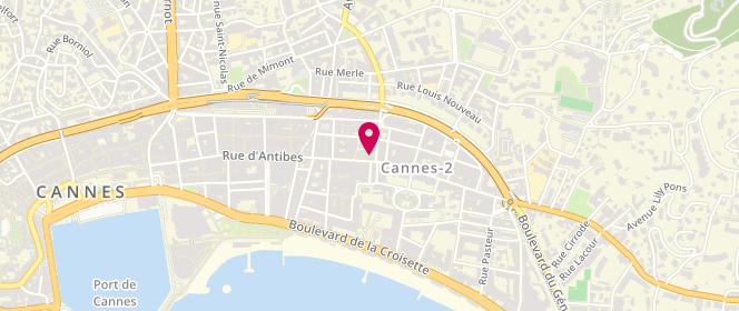 Plan de American Vintage, 91 Rue d'Antibes, 06400 Cannes