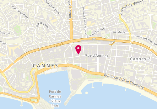 Plan de Chaussures Loup, 21 Rue d'Antibes, 06400 Cannes