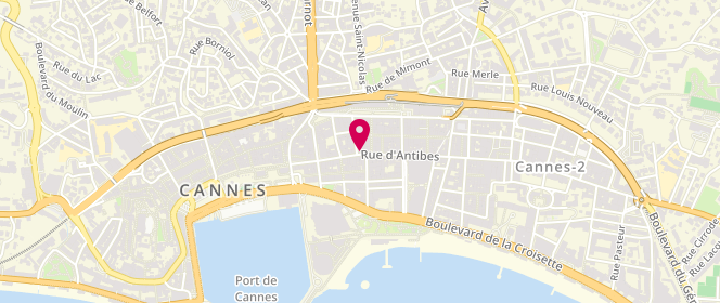 Plan de Durif Jh Chemisier, 29 Rue d'Antibes, 06400 Cannes