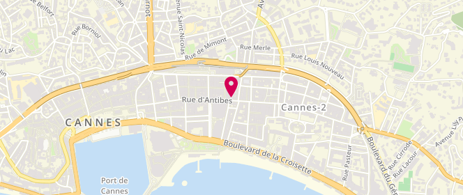 Plan de Princesse Tam Tam, 67 Rue d'Antibes, 06400 Cannes