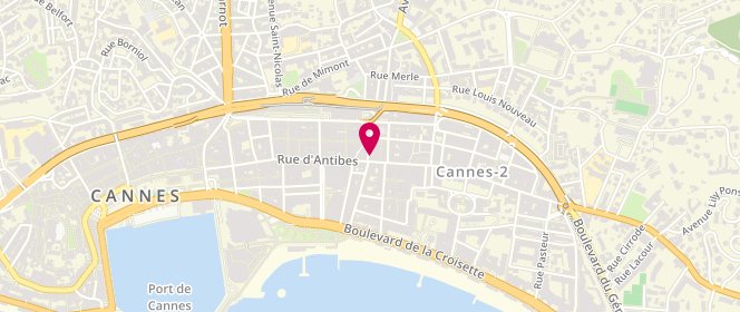 Plan de Oysho France, Rue d'Antibes 73, 06400 Cannes