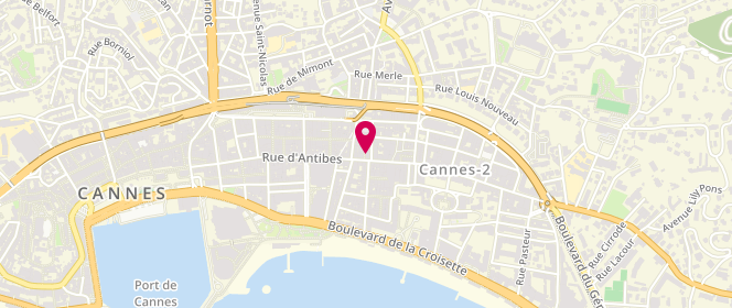 Plan de Vilebrequin, 77 Rue d'Antibes, 06400 Cannes