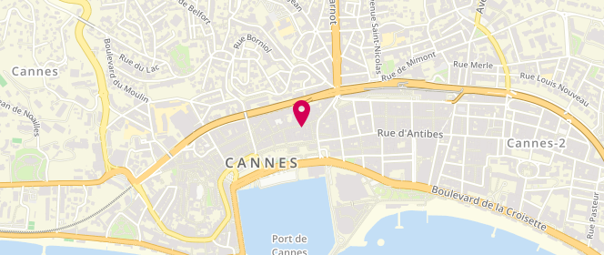 Plan de Calzedonia, 7 Rue Meynadier, 06400 Cannes