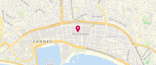 Plan de Intimissimi, 43 Rue d'Antibes, 06400 Cannes