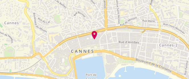 Plan de Insid Shop, 8 Rue Meynadier, 06400 Cannes