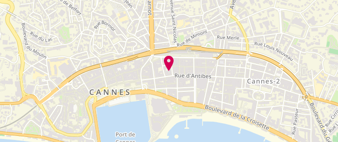 Plan de Naf Naf, 3-5 Rue du Maréchal Foch, 06400 Cannes