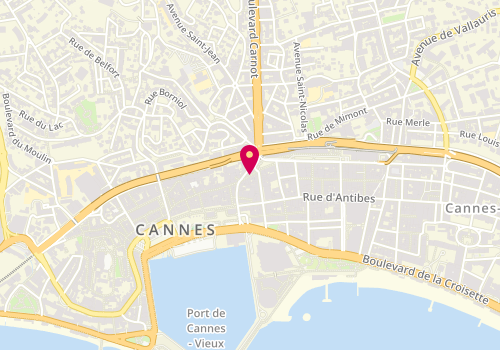 Plan de The Corner, 10 Rue Venizelos, 06400 Cannes