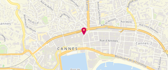 Plan de Influence, 11 Rue du Maréchal Joffre, 06400 Cannes