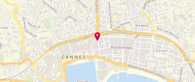 Plan de Tuxedo, 21 Rue Jean de Riouffe, 06400 Cannes